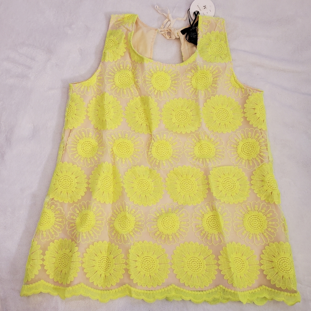 Embroidered Tank Top